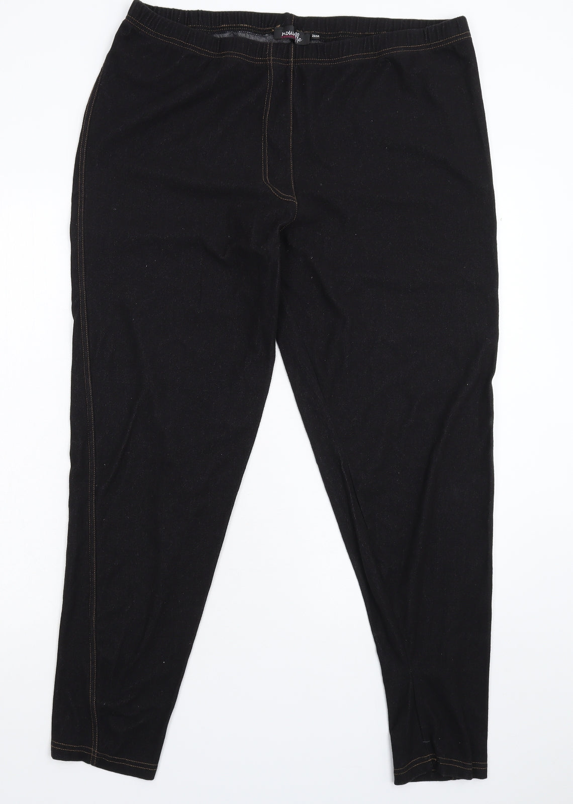 Nouvelle Womens Black   Jegging Leggings Size 24 L29 in