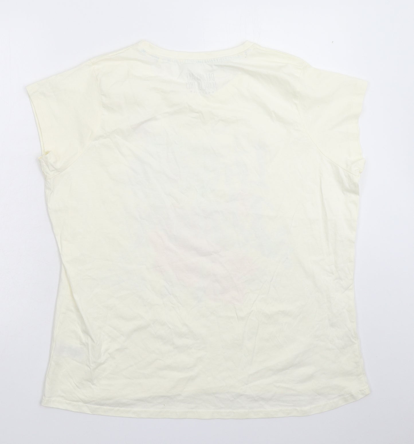 Nutmeg Womens White   Basic T-Shirt Size 22