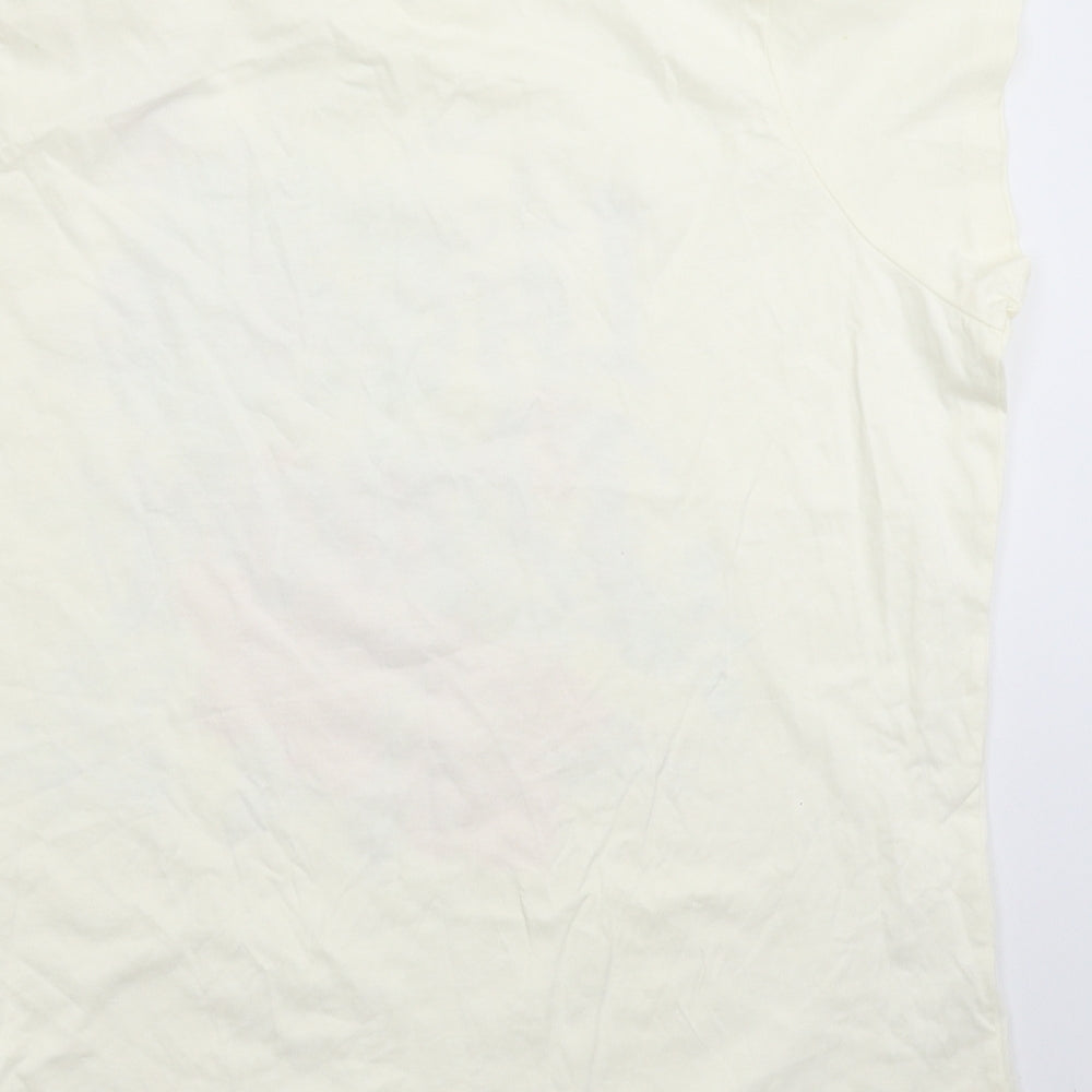Nutmeg Womens White   Basic T-Shirt Size 22