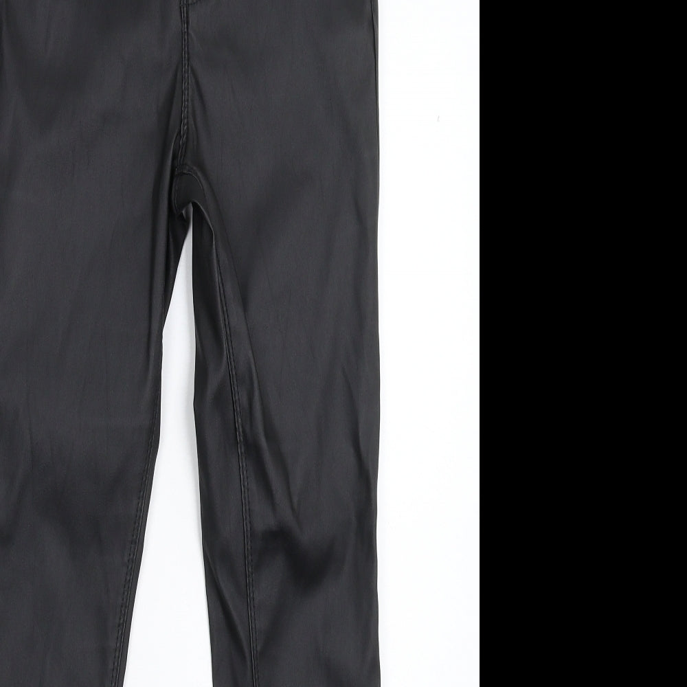 Denim & Co. Womens Black   Jegging Leggings Size 8 L28 in