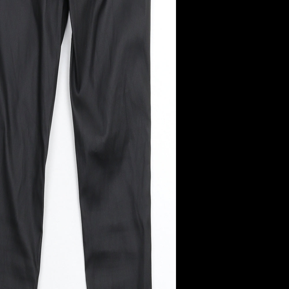Denim & Co. Womens Black   Jegging Leggings Size 8 L28 in