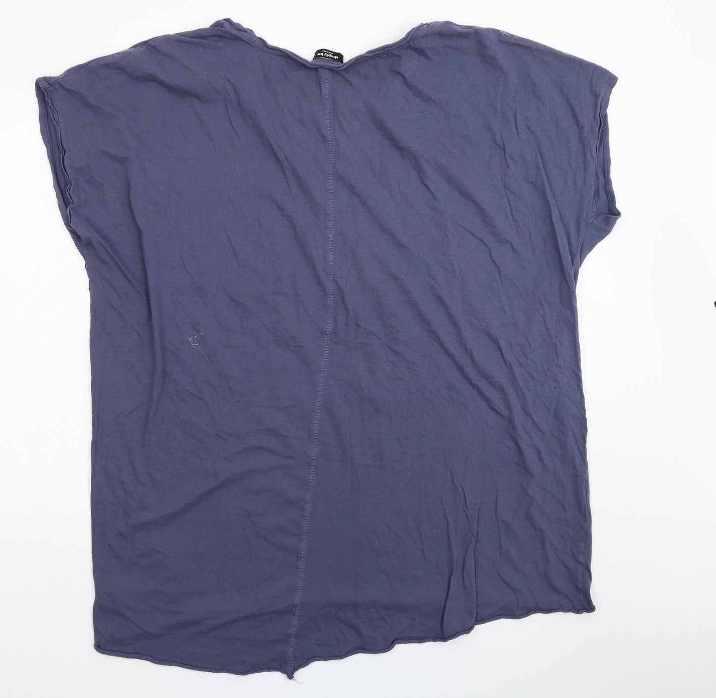Simply Be Womens Blue   Basic T-Shirt Size 26  - Oversized