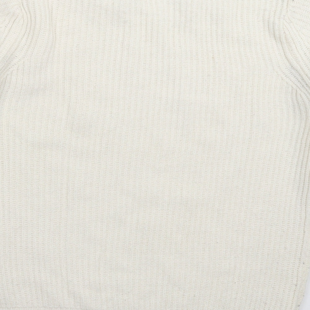 Atmosphere Womens White  Knit Pullover Jumper Size 8