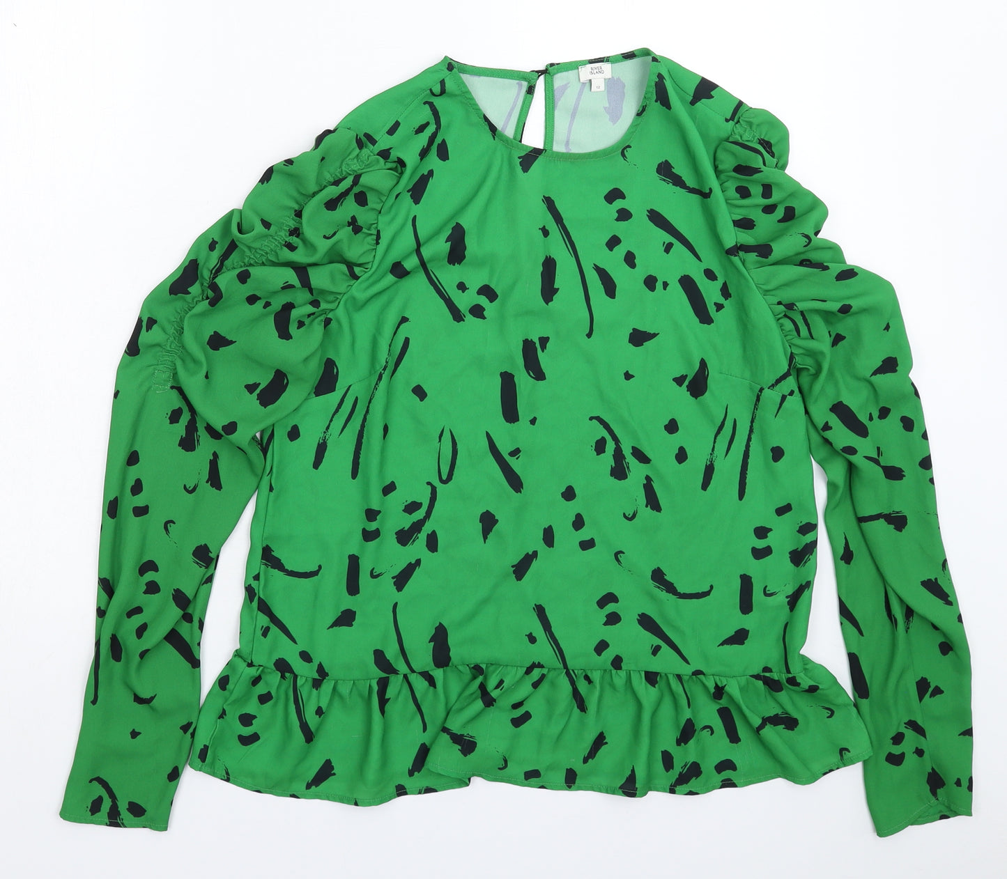 River Island Womens Green   Basic Blouse Size 12