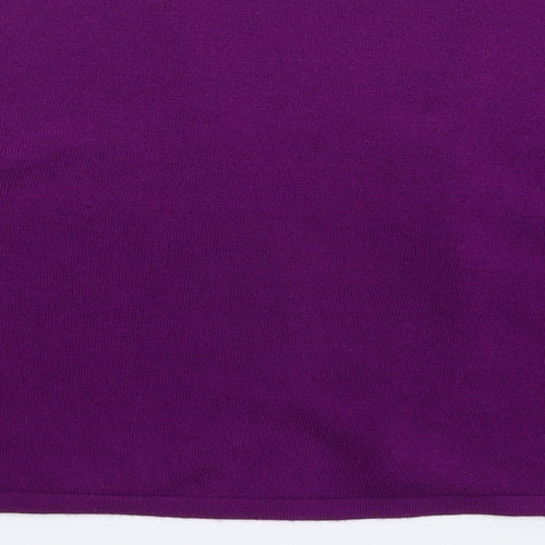 Roman Womens Purple  Knit Cardigan Jumper Size 12
