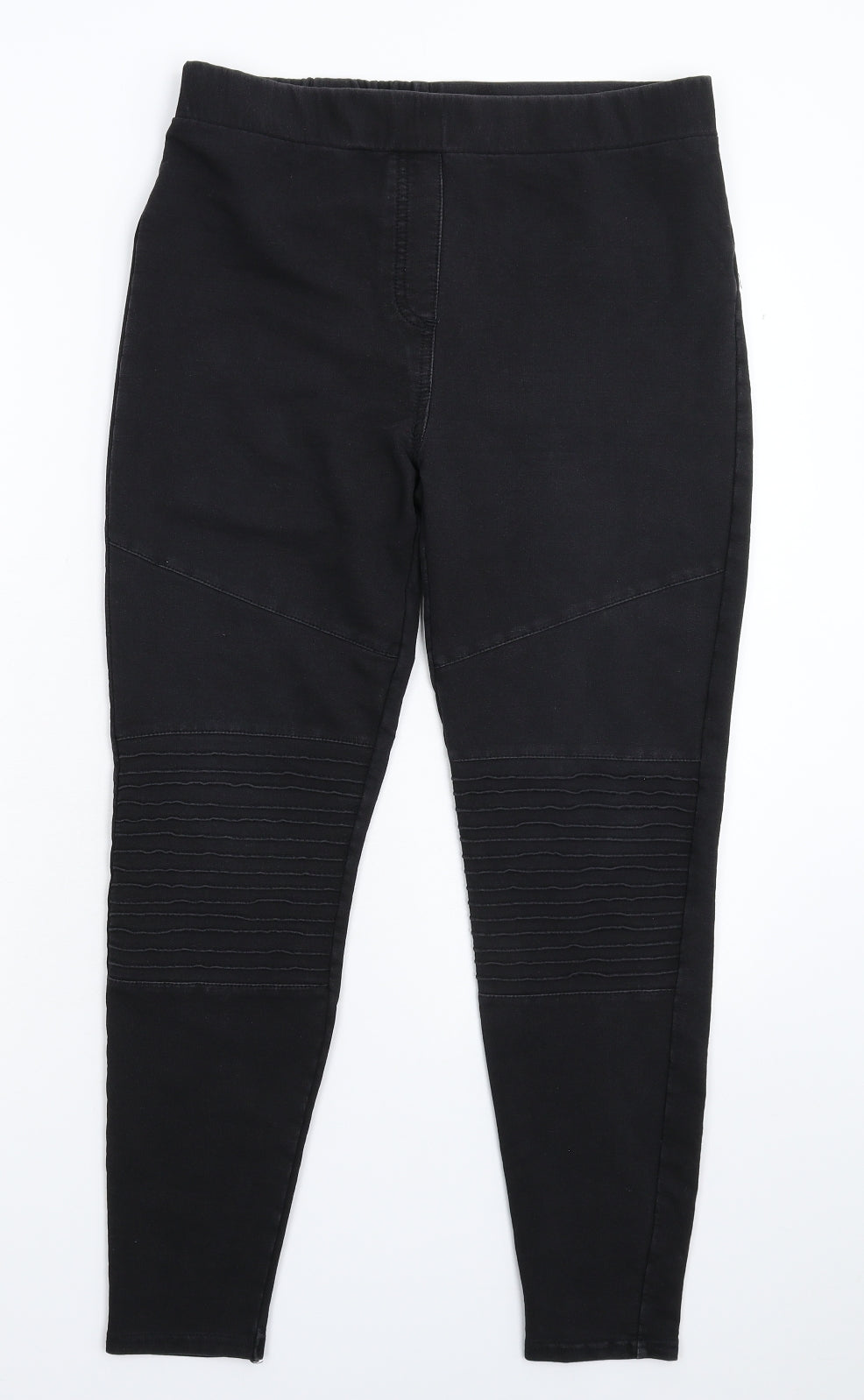 Papaya Womens Black  Denim Jegging Jeans Size 14 L26 in