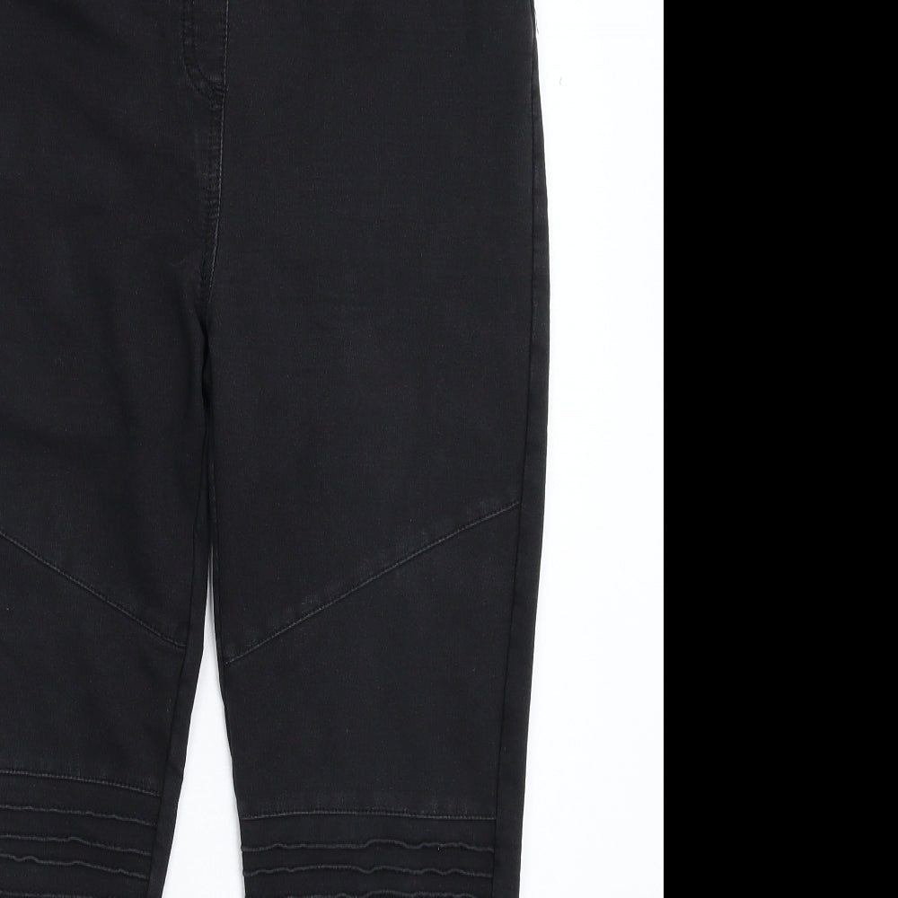 Papaya Womens Black  Denim Jegging Jeans Size 14 L26 in