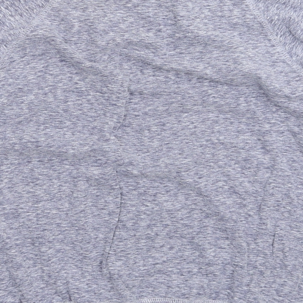 Miss Fiori Womens Blue   Basic T-Shirt Size 10