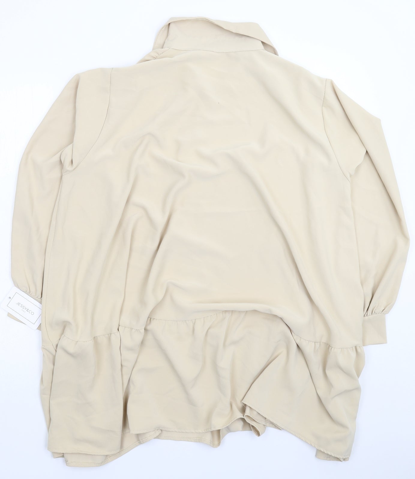 Jessy&Co Womens Beige   Shirt Dress  Size XL