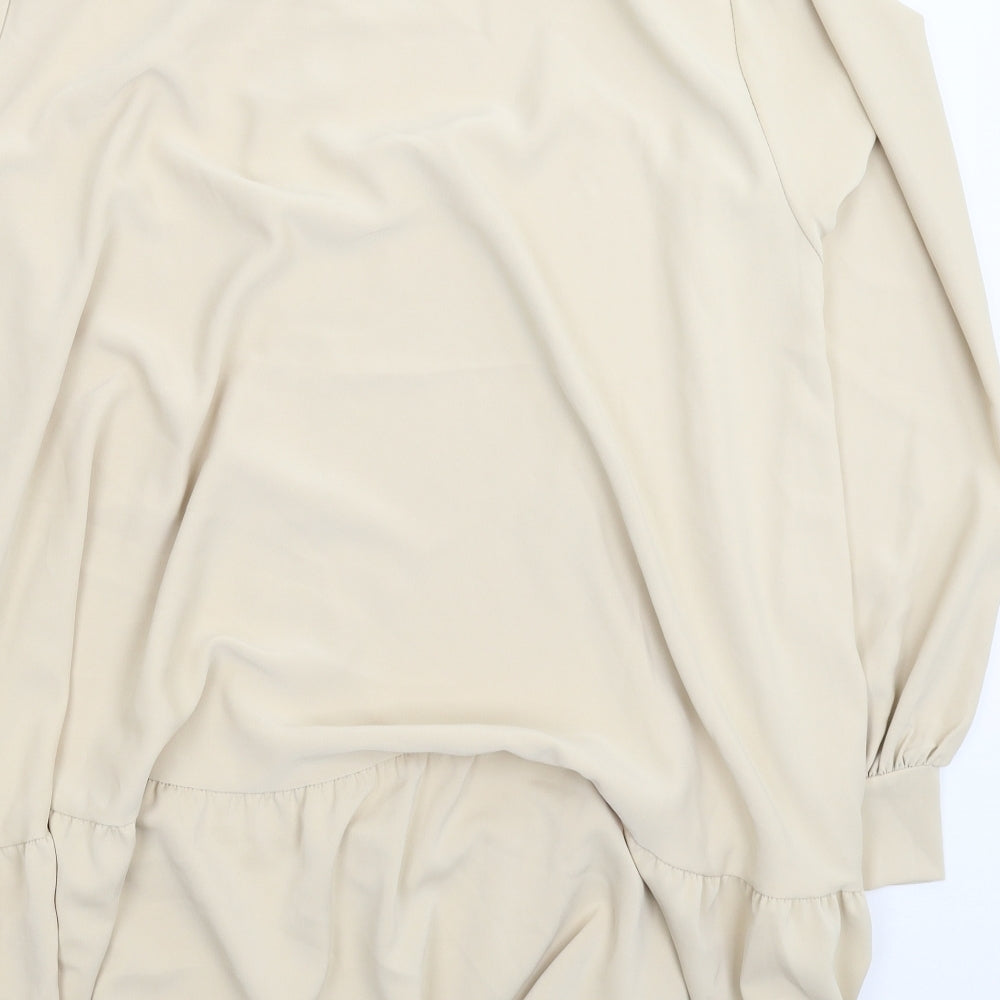 Jessy&Co Womens Beige   Shirt Dress  Size XL