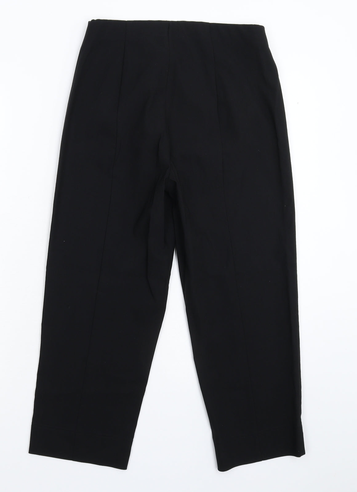 Robell Womens Black   Cropped Trousers Size 10 L22 in