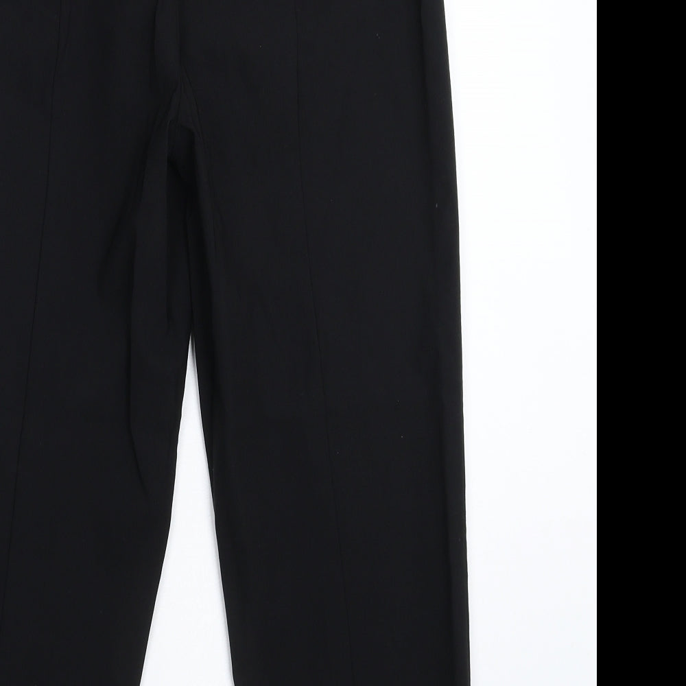 Robell Womens Black   Cropped Trousers Size 10 L22 in
