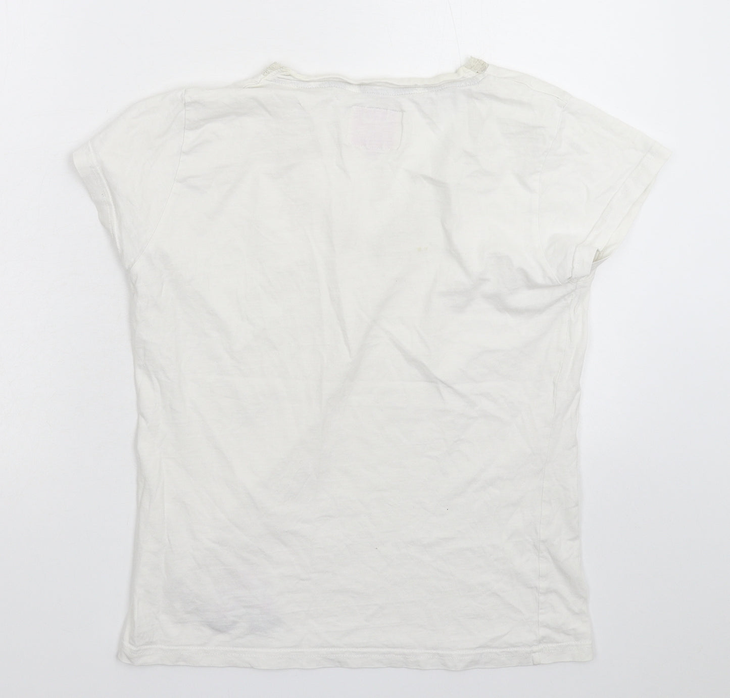 Sleep Lounge Womens White   Basic T-Shirt Size 12
