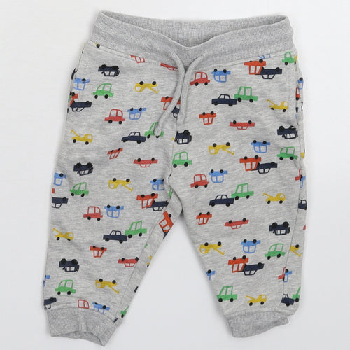 Matalan Baby Grey   Jogger Trousers Size 9-12 Months