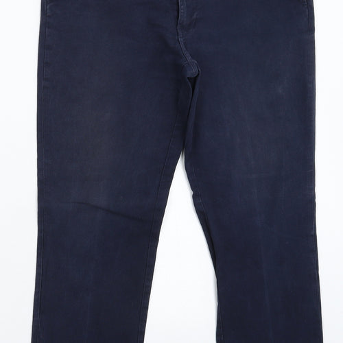 Matalan Mens Blue   Chino Trousers Size 34 L29 in