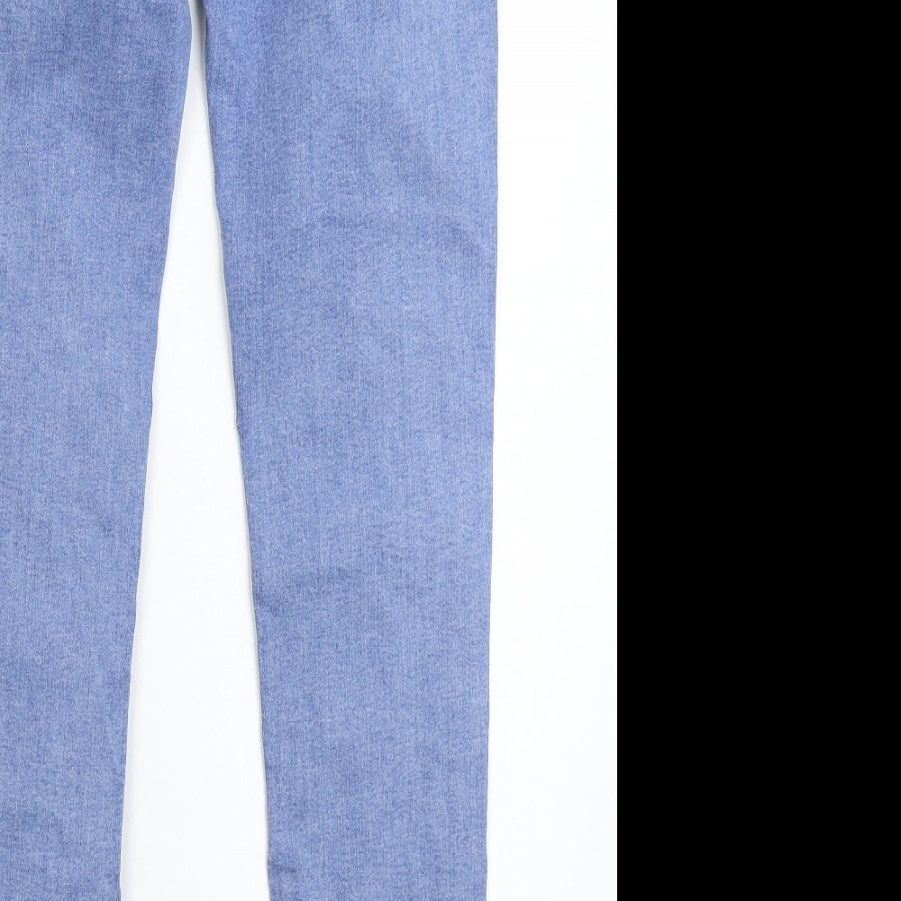 Pull&Bear Womens Blue  Denim Skinny Jeans Size 14 L26 in