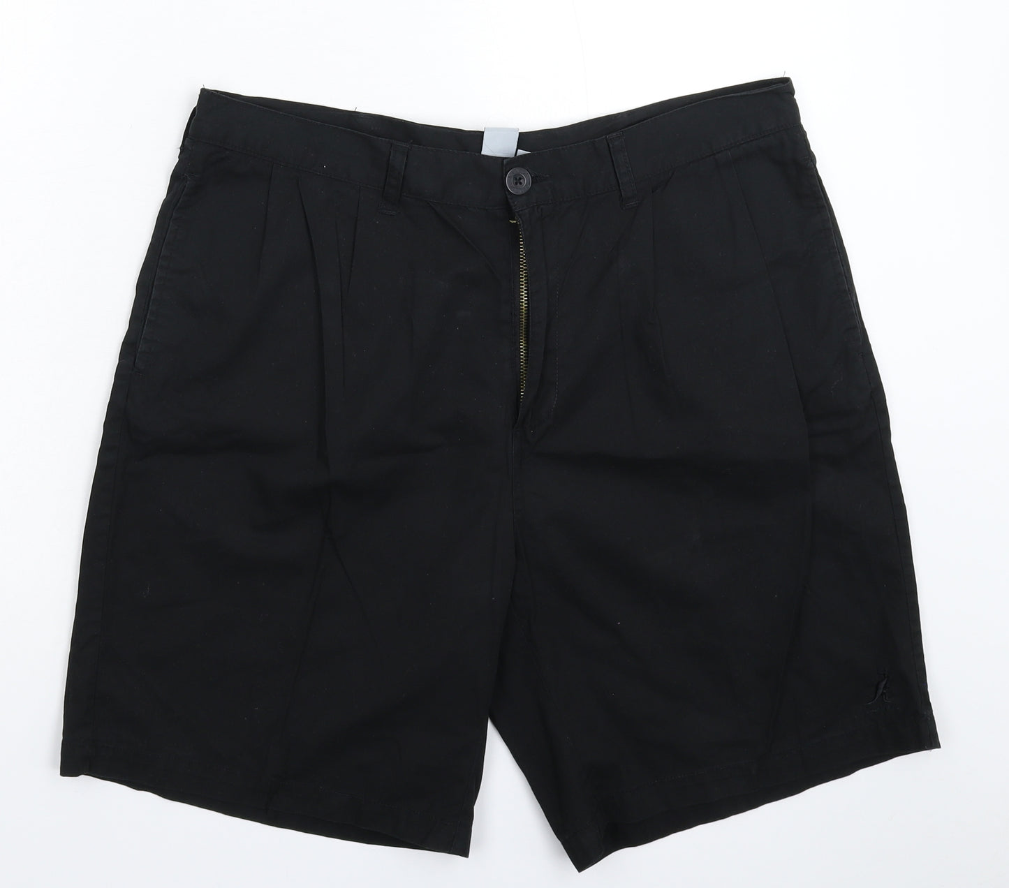 Kangol Mens Black   Chino Shorts Size XL