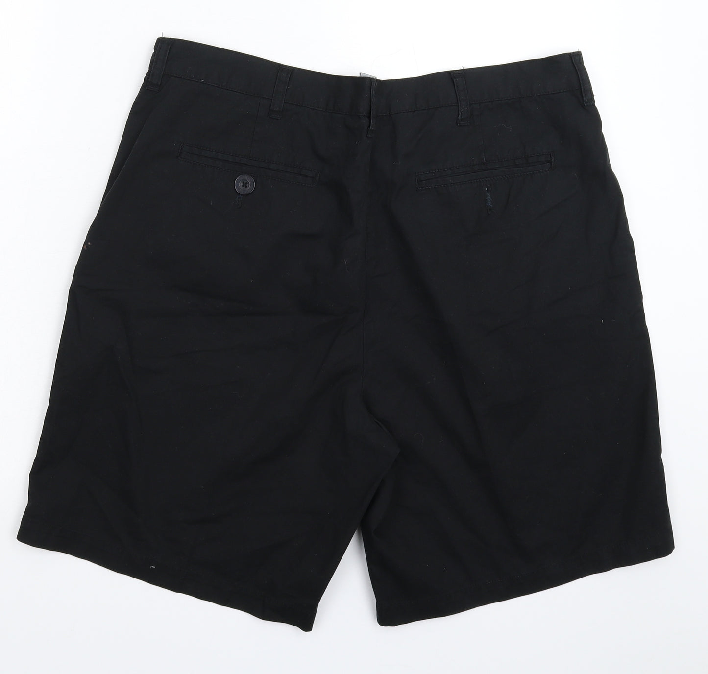 Kangol Mens Black   Chino Shorts Size XL