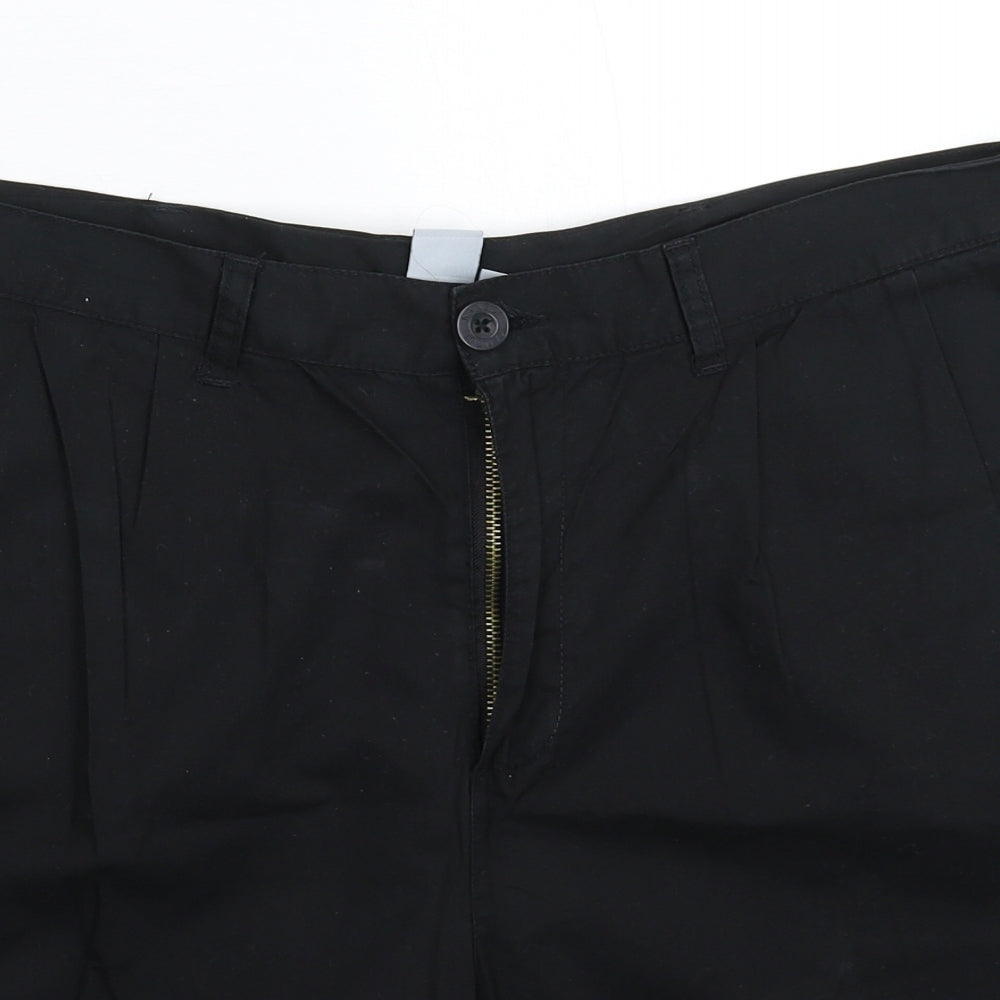 Kangol Mens Black   Chino Shorts Size XL