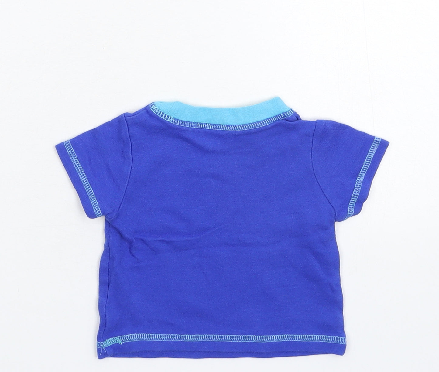 George Baby Blue   Basic T-Shirt Size 0-3 Months