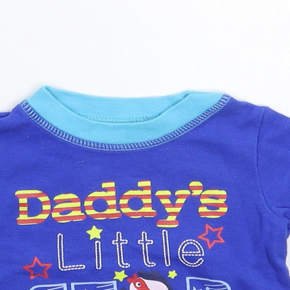 George Baby Blue   Basic T-Shirt Size 0-3 Months