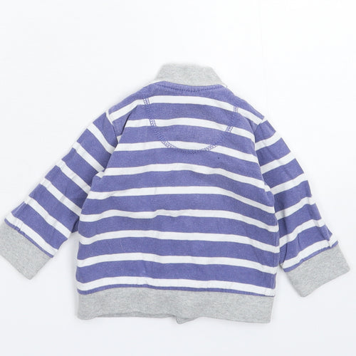 Dopo Dopo Baby Blue Striped  Jacket  Size Newborn
