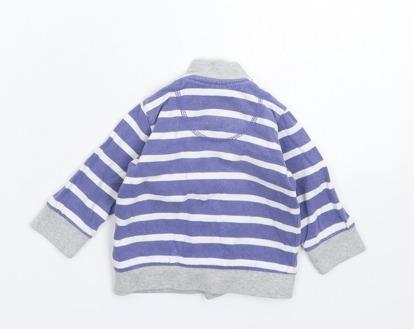 Dopo Dopo Baby Blue Striped  Jacket  Size Newborn