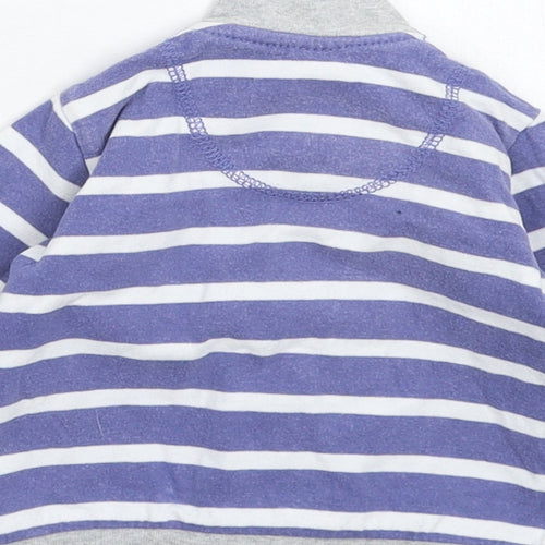 Dopo Dopo Baby Blue Striped  Jacket  Size Newborn