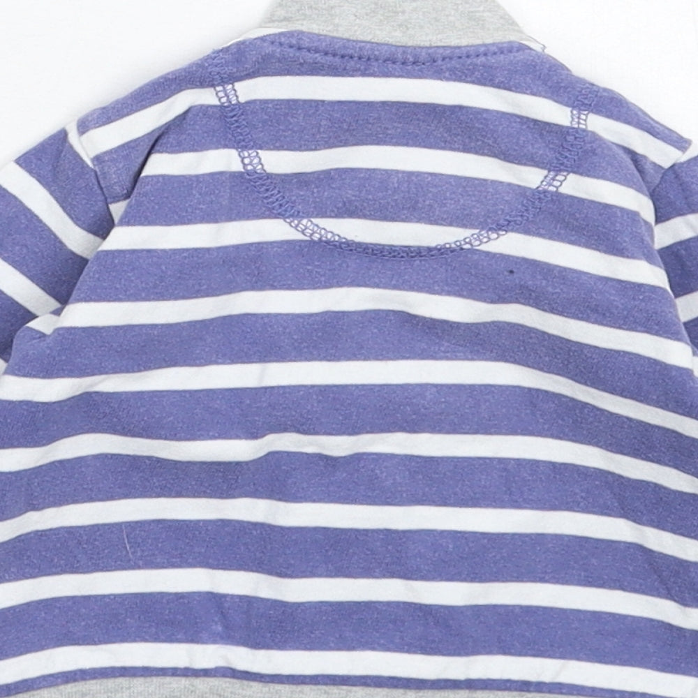 Dopo Dopo Baby Blue Striped  Jacket  Size Newborn