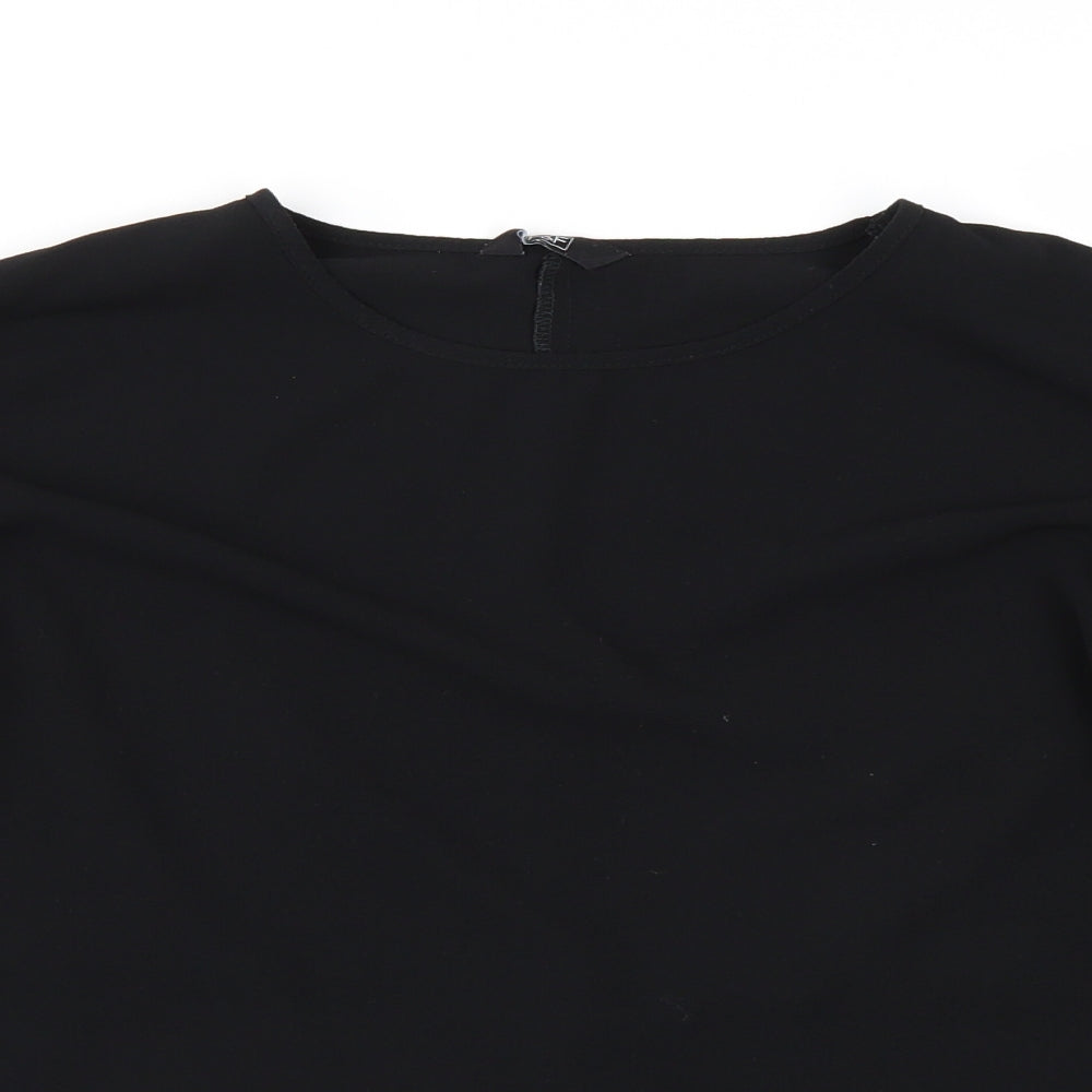 F&F Womens Black   Basic Blouse Size 12