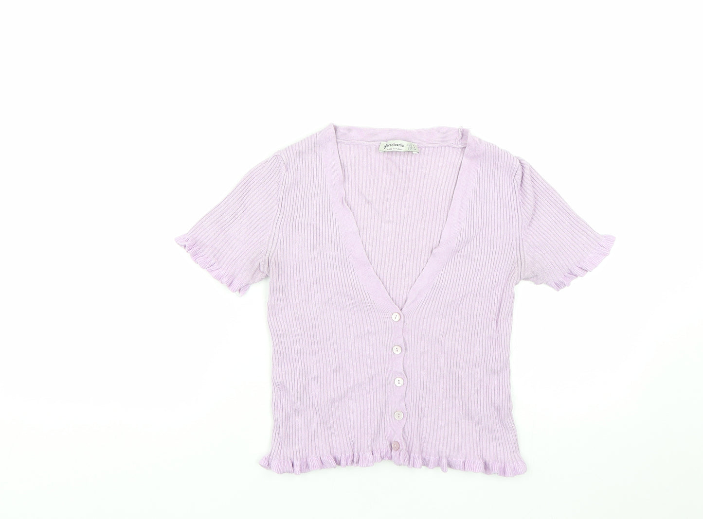 Astradivarius Womens Purple   Cardigan Jumper Size S