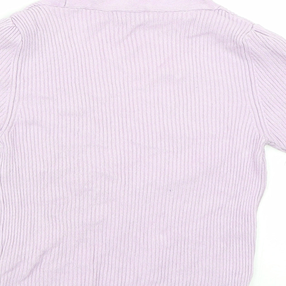Astradivarius Womens Purple   Cardigan Jumper Size S