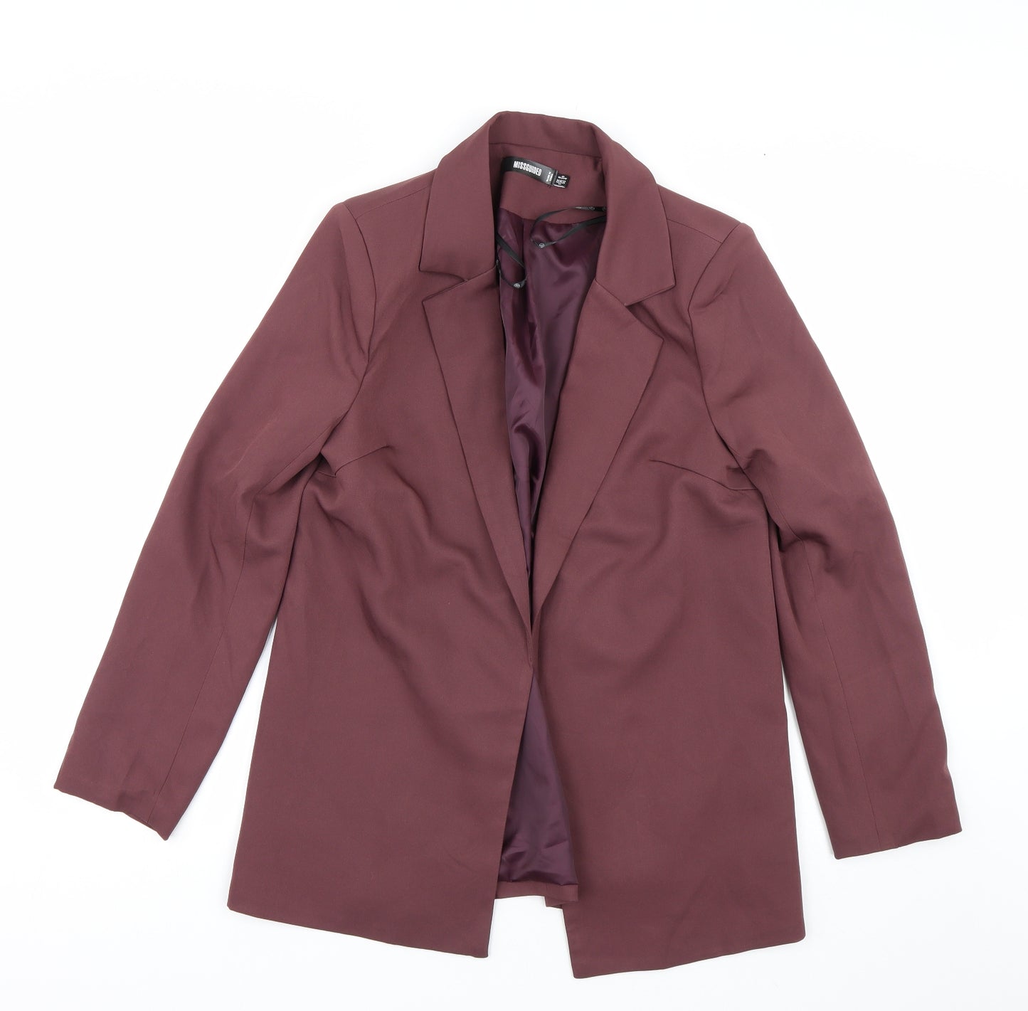 Missguided Womens Purple   Jacket Suit Size 8