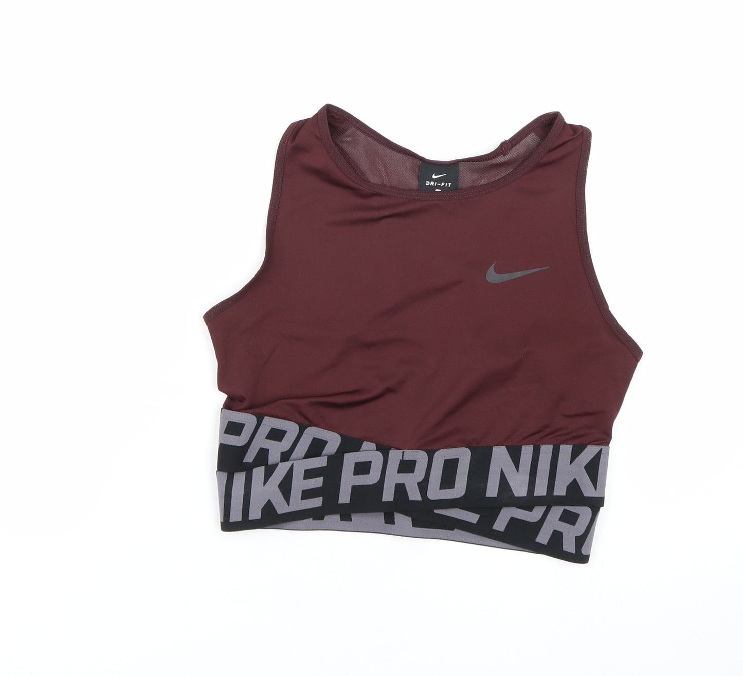 Nike Womens Purple   Cropped Tank Size S