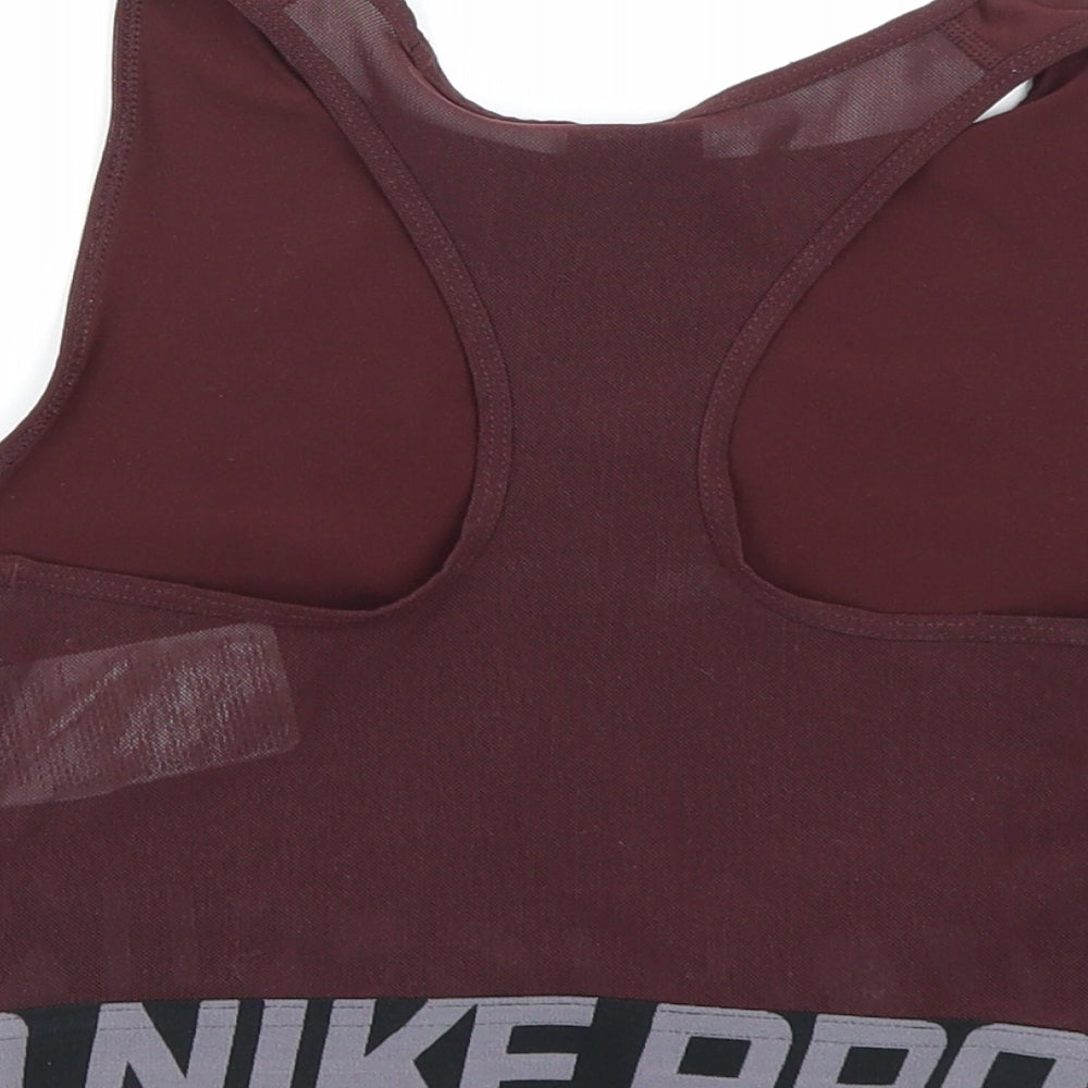 Nike Womens Purple   Cropped Tank Size S
