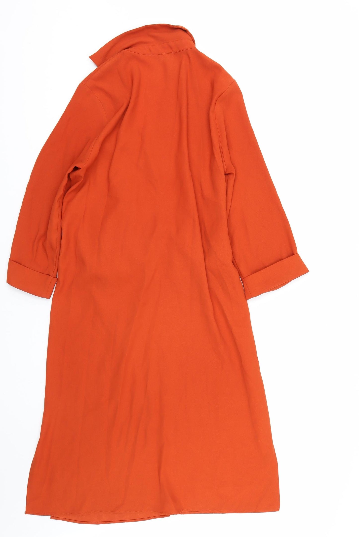 River Island Womens Orange   Shirt Dress  Size 10