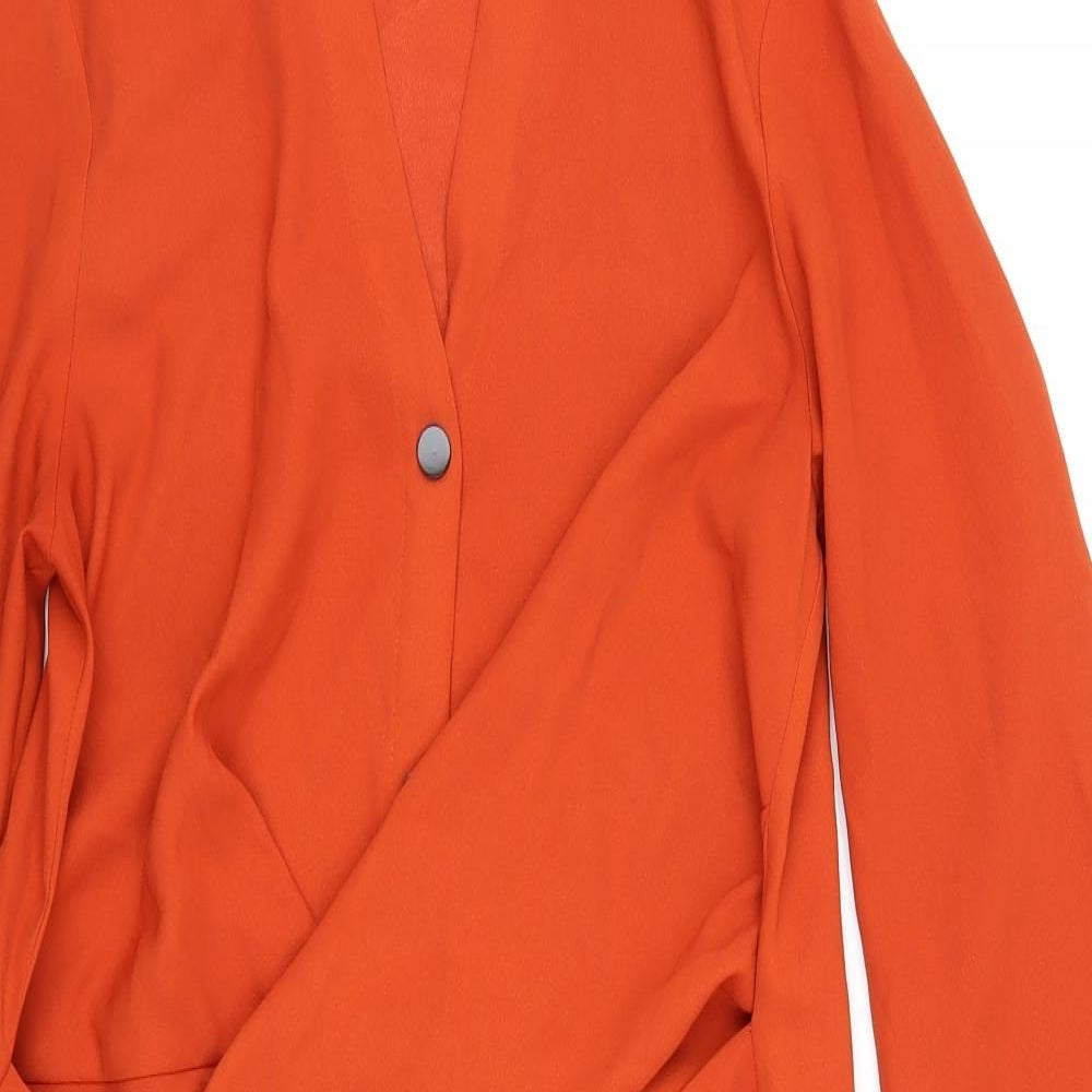 River Island Womens Orange   Shirt Dress  Size 10