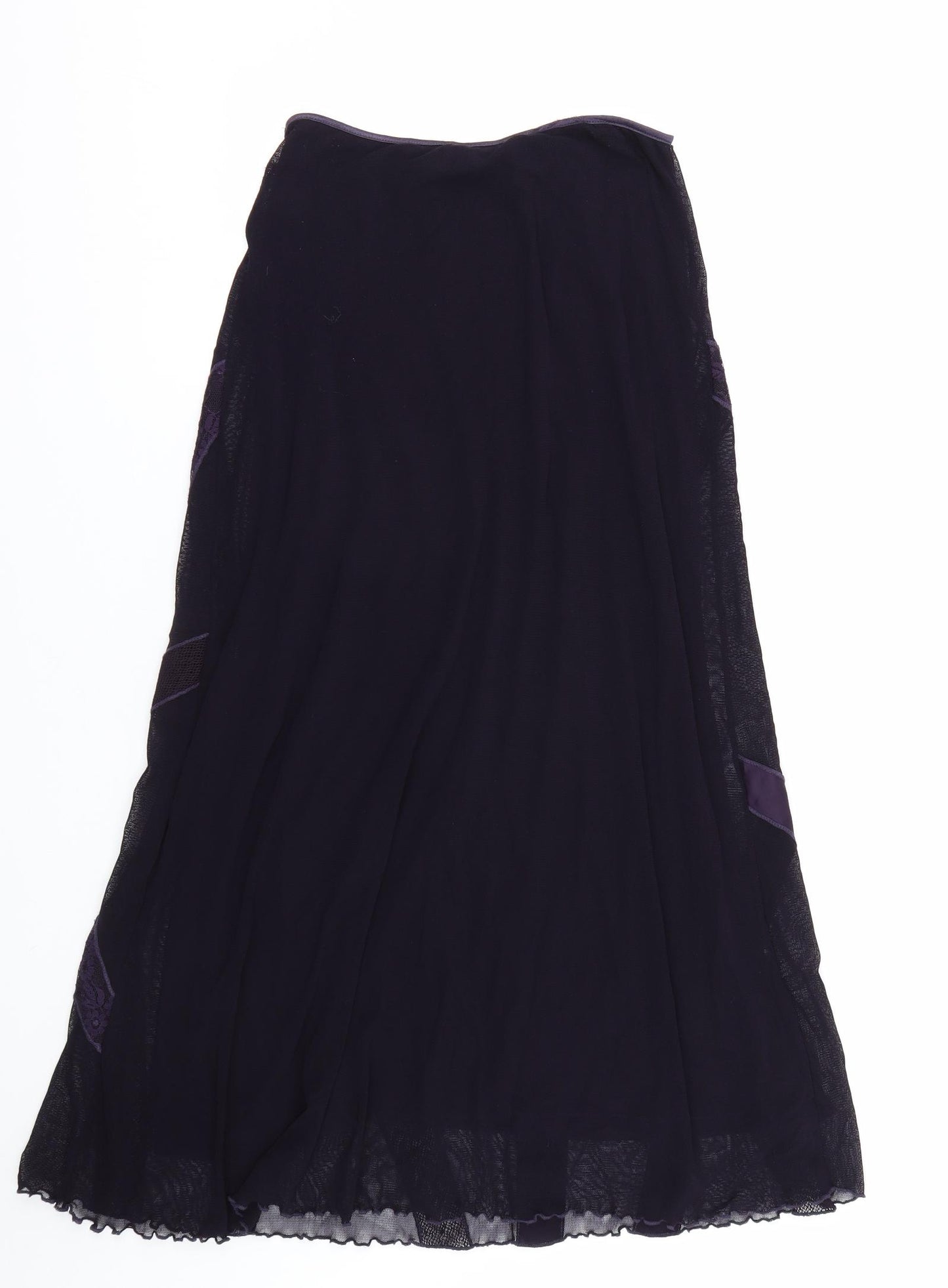 Per Una Womens Purple   Trumpet Skirt Size 14