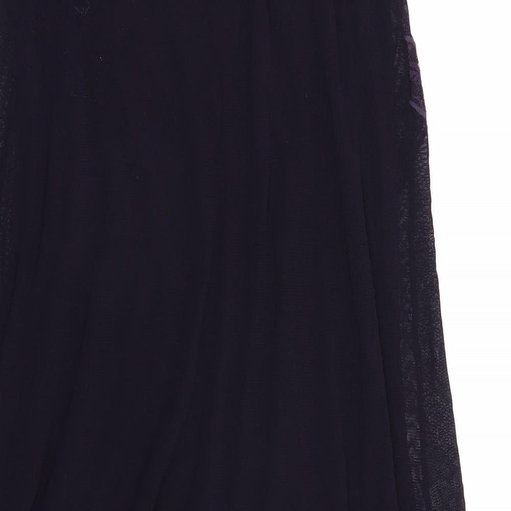 Per Una Womens Purple   Trumpet Skirt Size 14