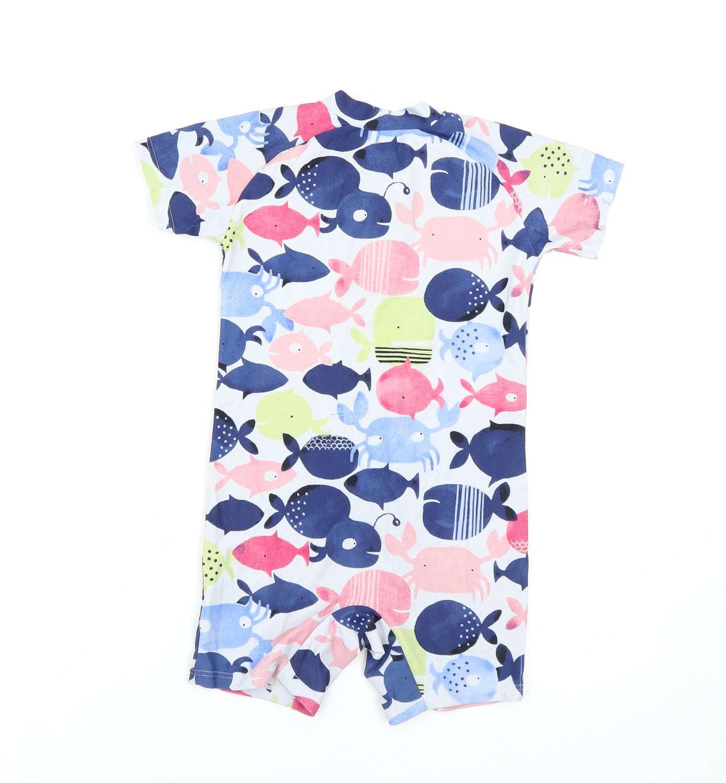 NEXT Boys Multicoloured Animal Print  Jersey T-Shirt Size 4-5 Years  - Wetsuit