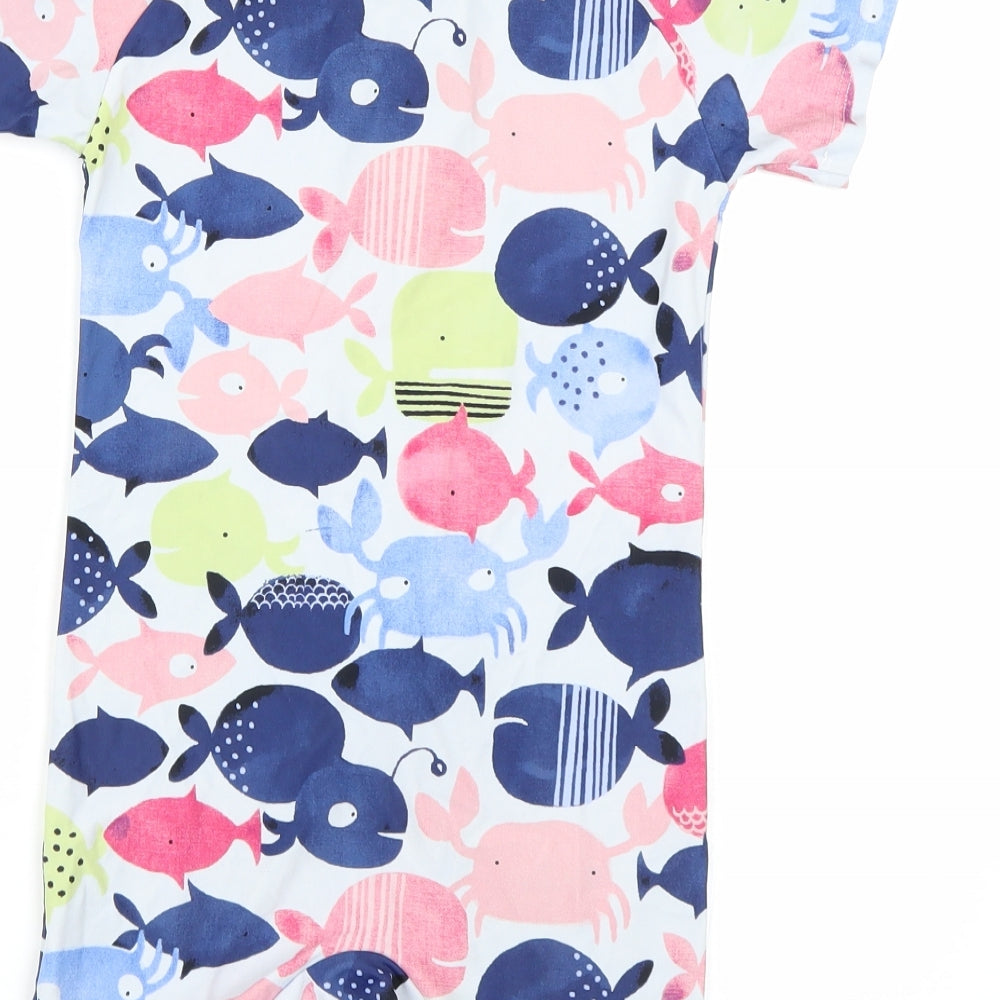 NEXT Boys Multicoloured Animal Print  Jersey T-Shirt Size 4-5 Years  - Wetsuit