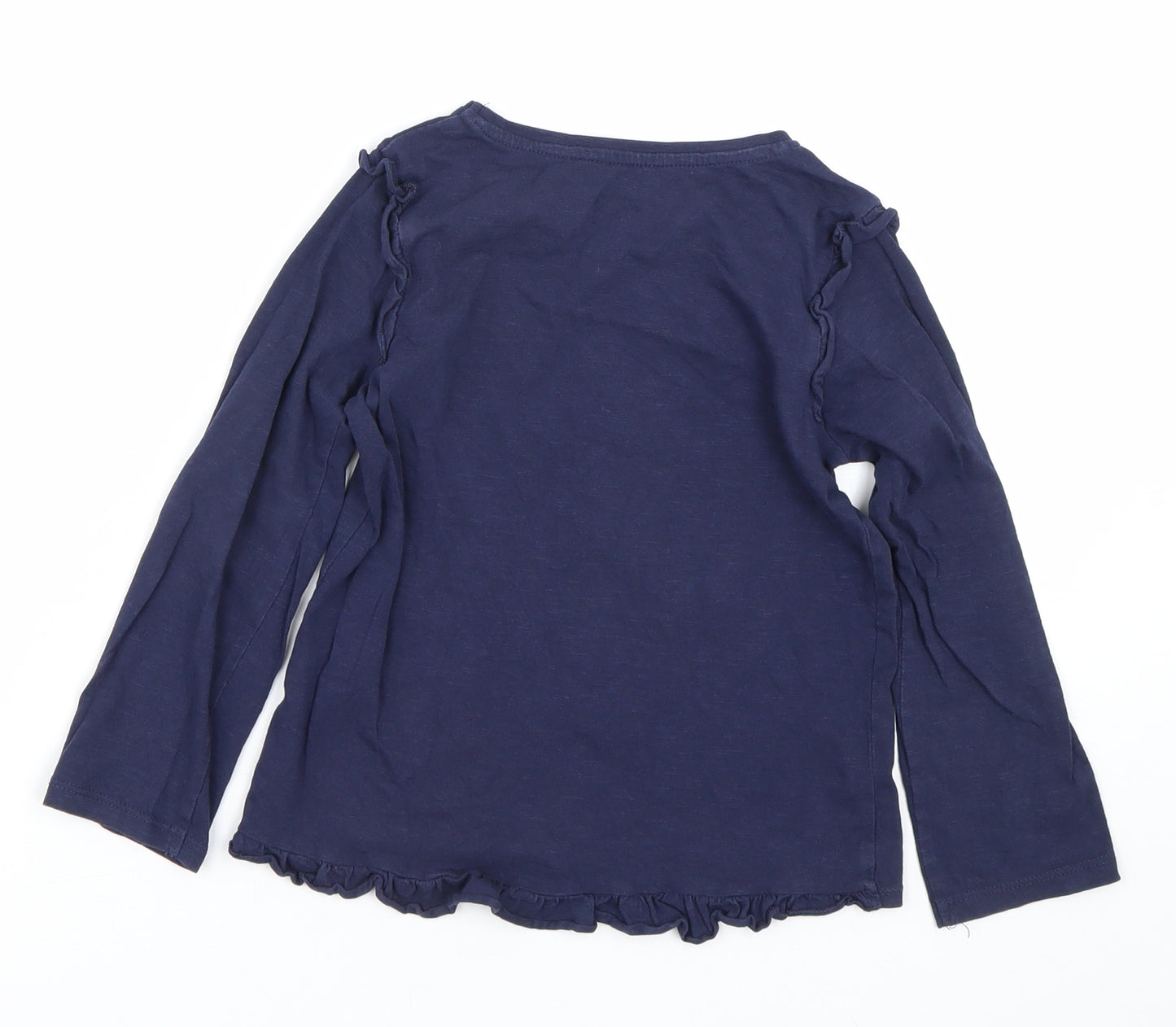 TU Girls Blue   Basic T-Shirt Size 5-6 Years