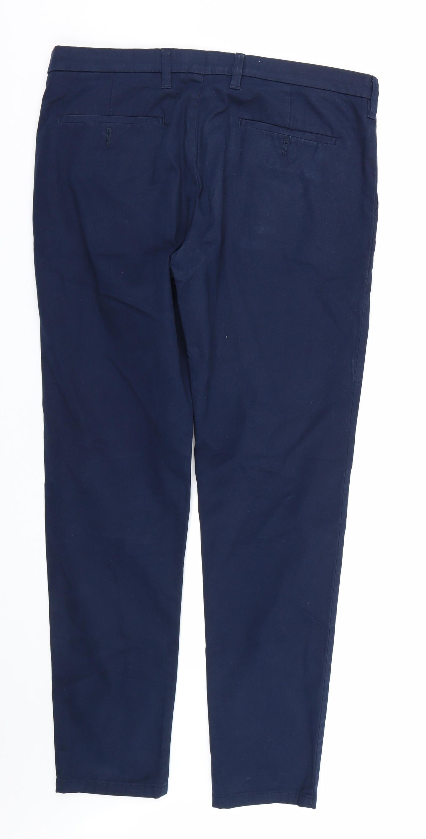 M&S Mens Blue   Trousers  Size 34 L29 in