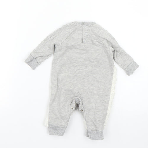George Baby Grey   Babygrow One-Piece Size 0-3 Months