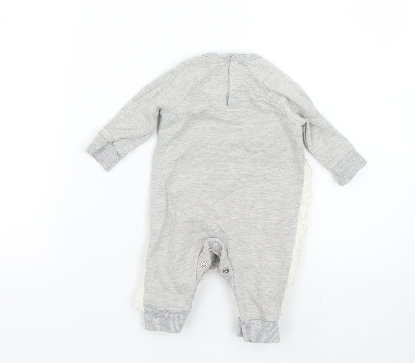 George Baby Grey   Babygrow One-Piece Size 0-3 Months