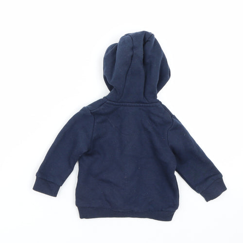 F&F Boys Blue   Full Zip Jumper Size 0-3 Months