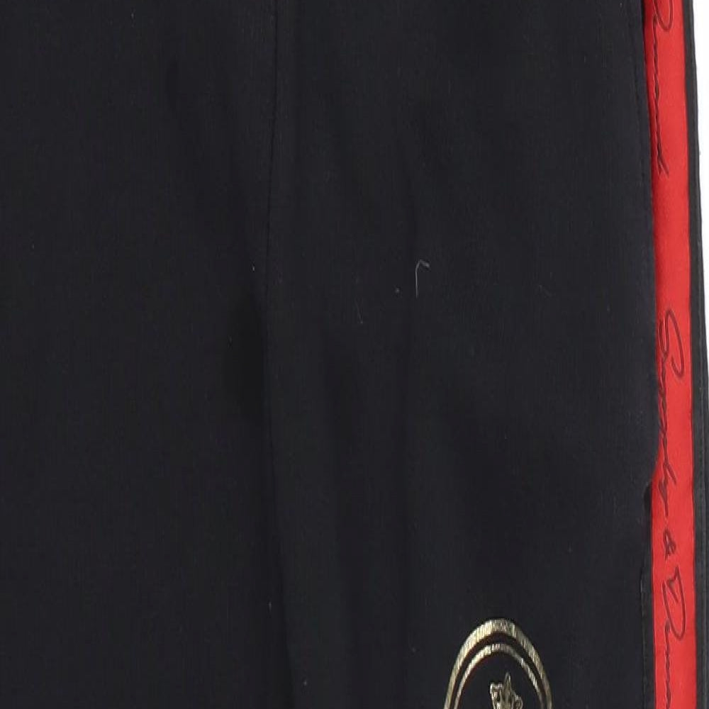 Supply & Demand Co. Boys Black Striped  Sweatpants Trousers Size 14-15 Years