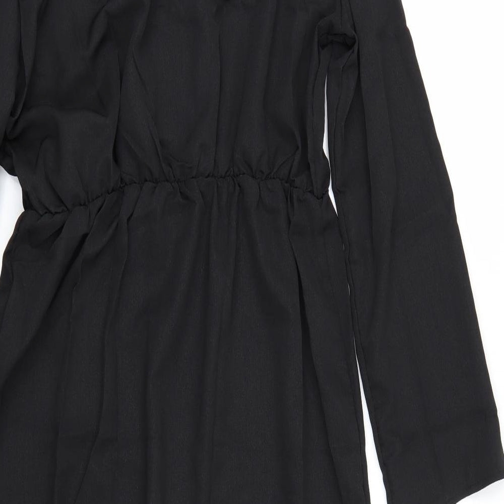 Gulang Womens Black   Shirt Dress  Size L