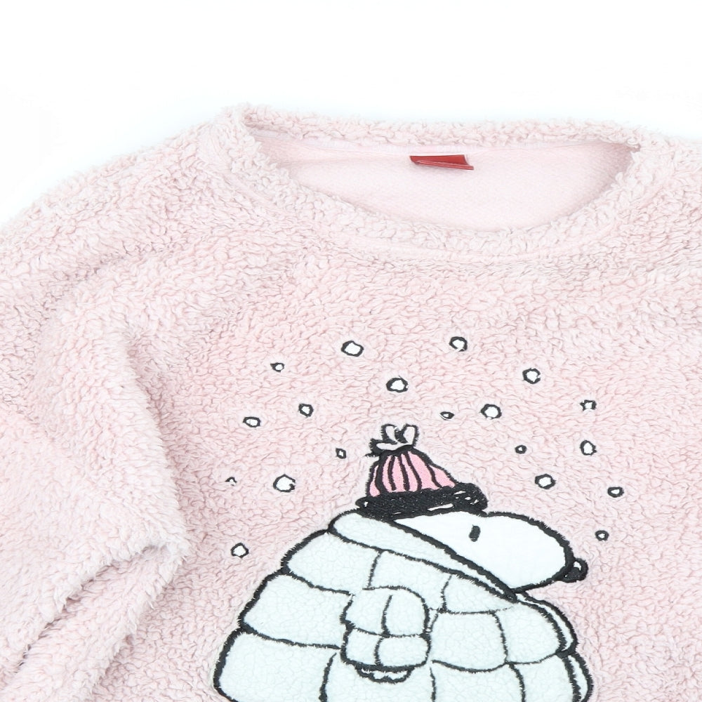 George Womens Pink   Top Pyjama Top Size 14  - Snoopy