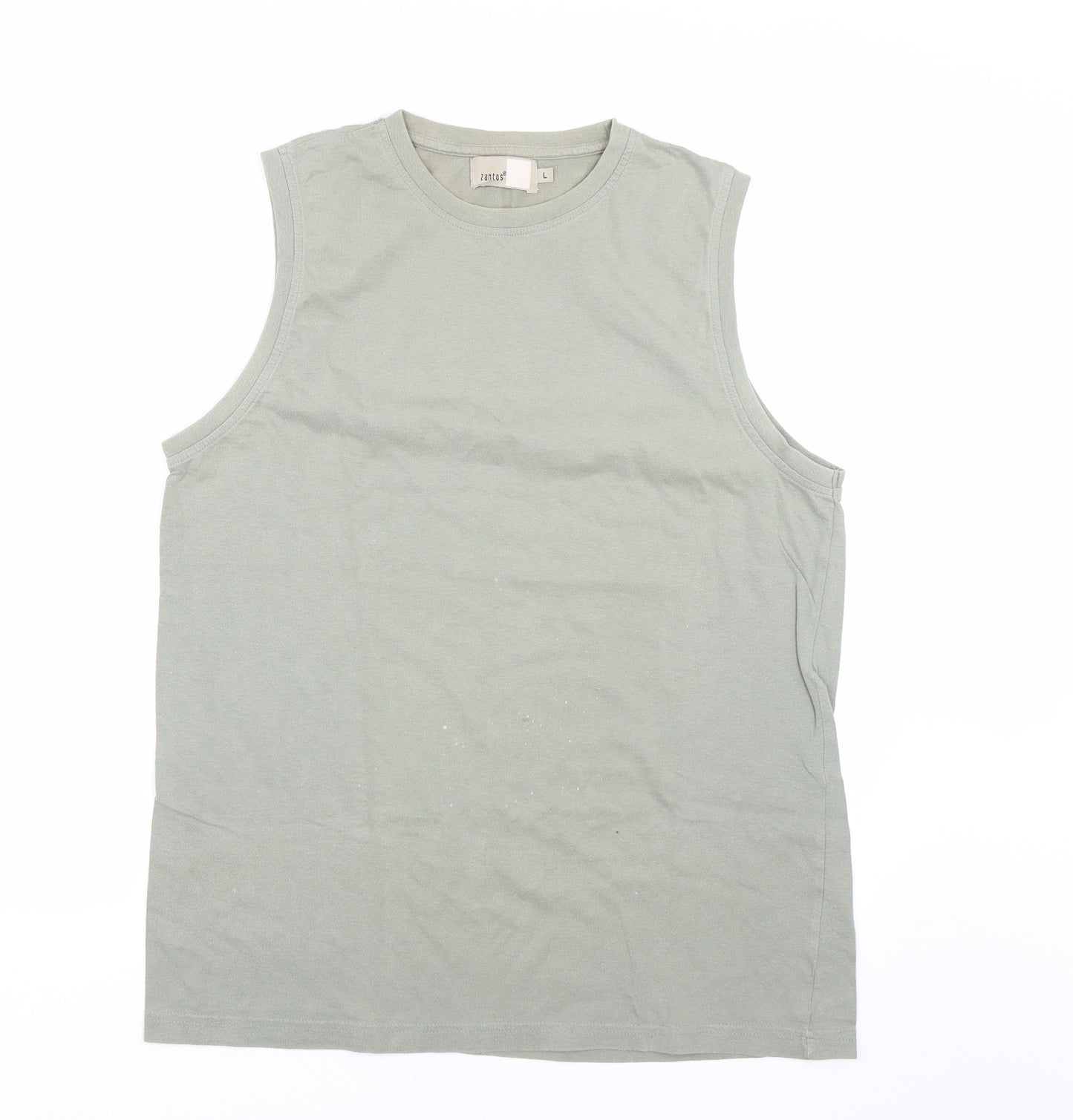 Zantos Mens Green   Basic Tank Size L